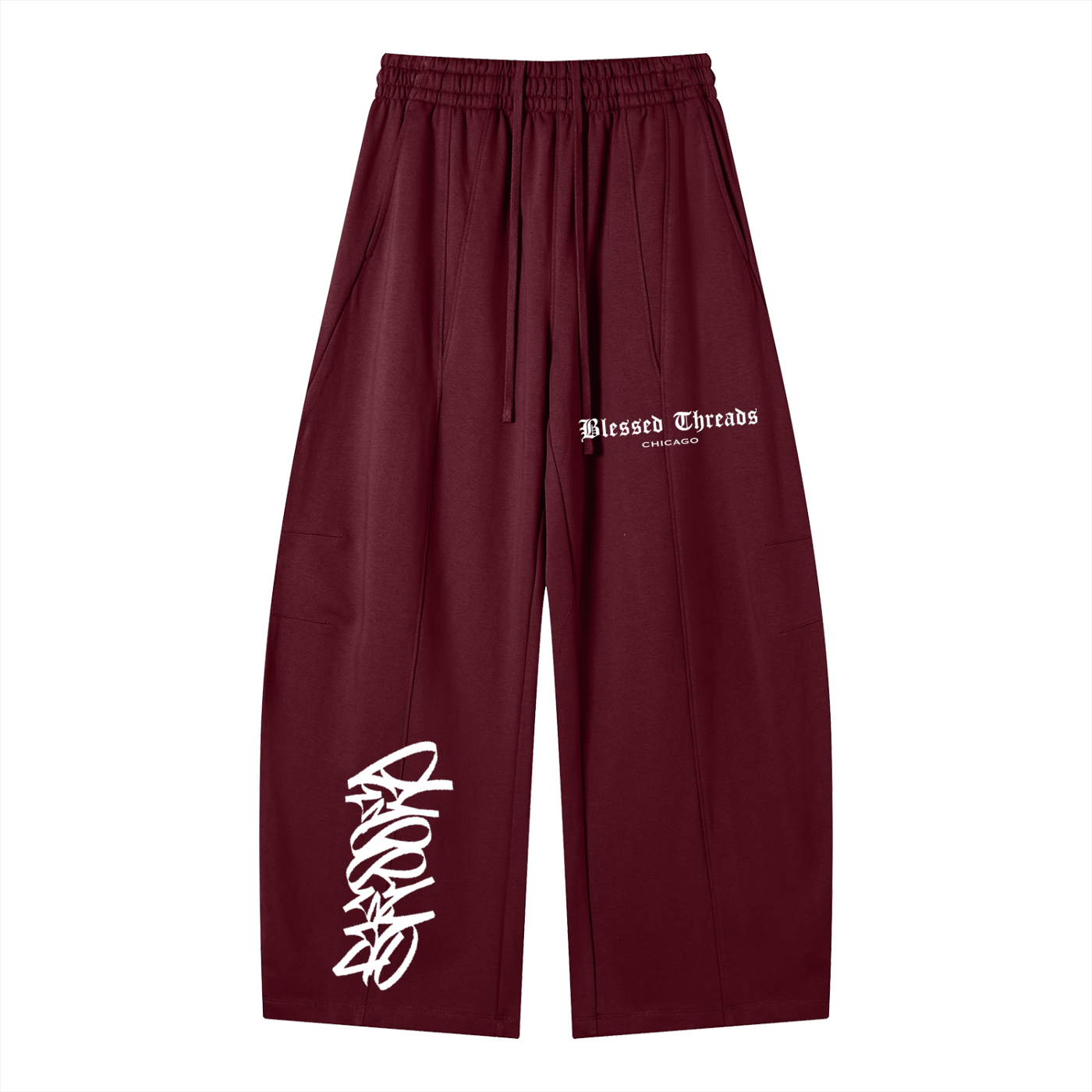 Wide Leg Blessed Sweatpants