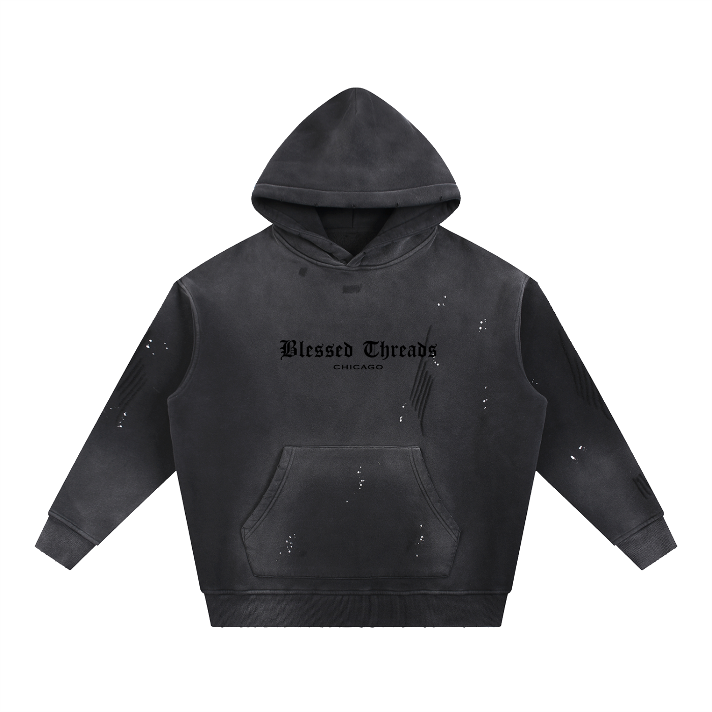 Acid Washed Blessed Hoodie