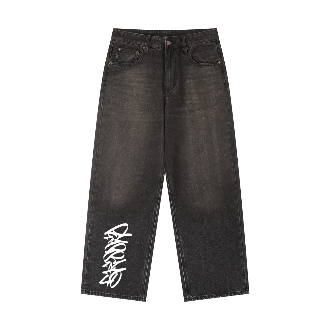 Dark Denim Baggy Blessed Jeans