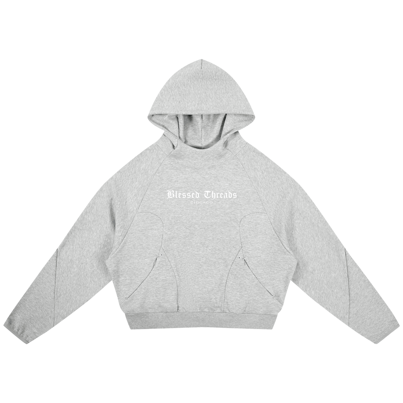 Curved-Cut  hoodie