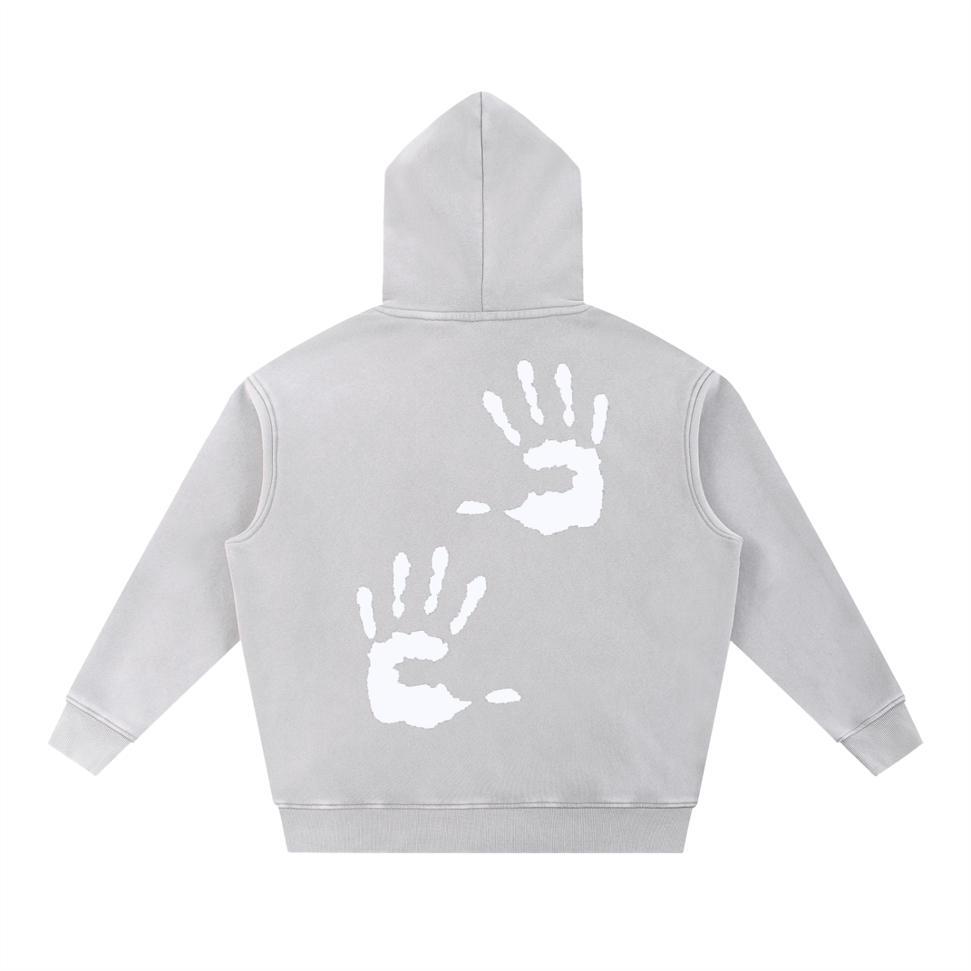 Acid Washed Hand Print Hoodie