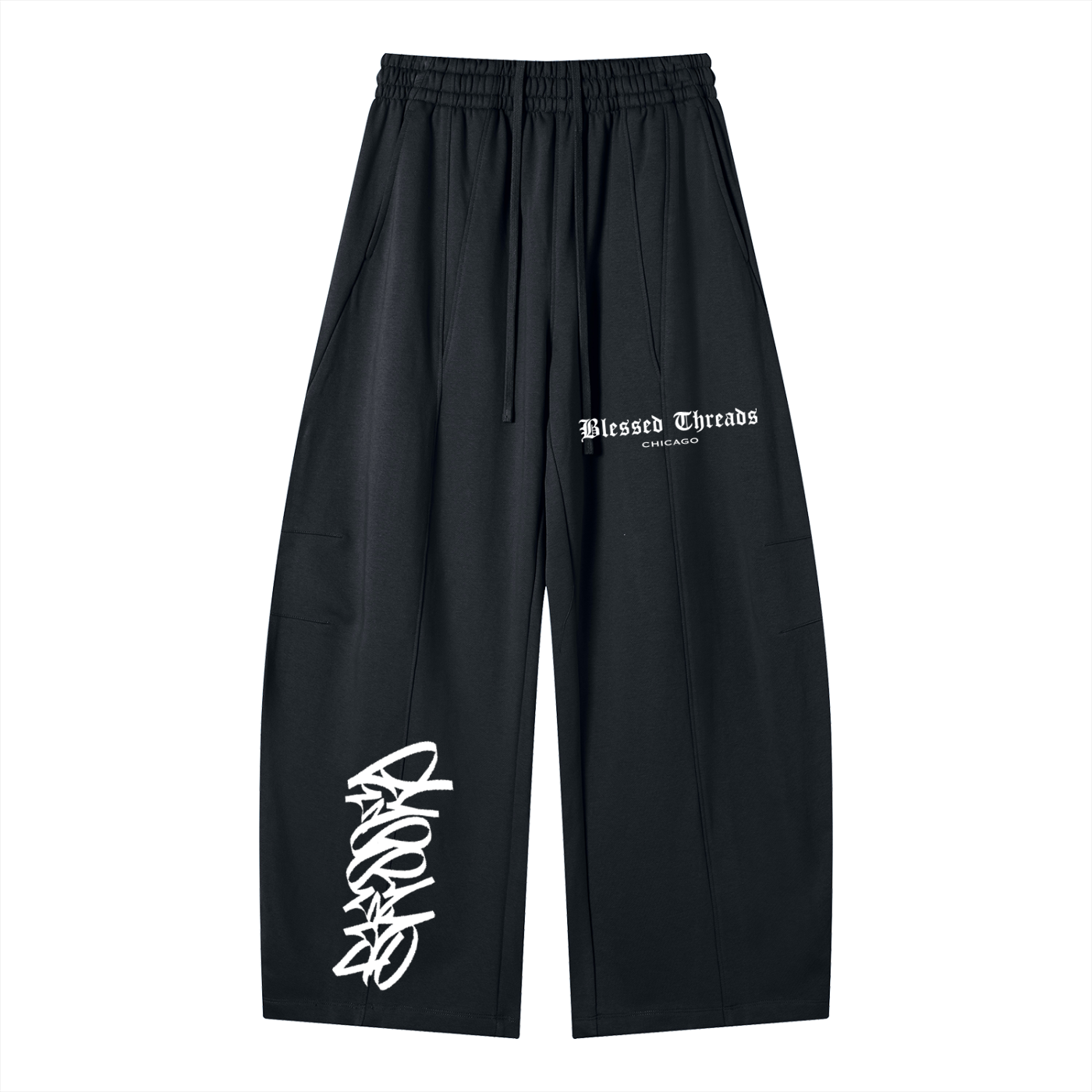 Wide Leg Blessed Sweatpants