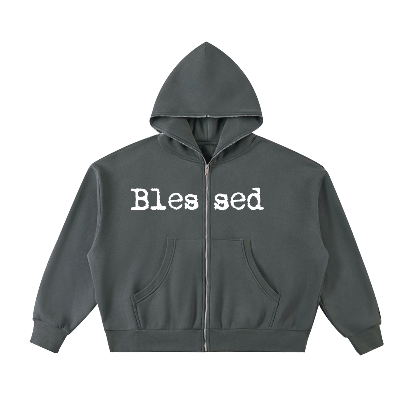 Full-Zip Box Hoodie