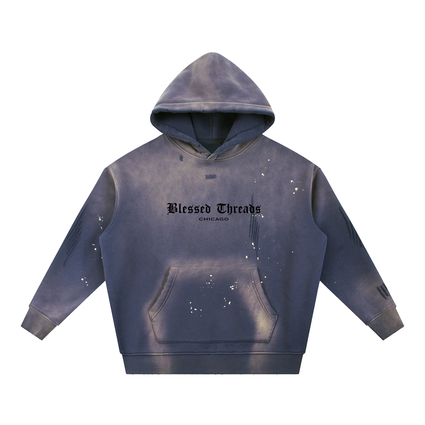Acid Washed Blessed Hoodie