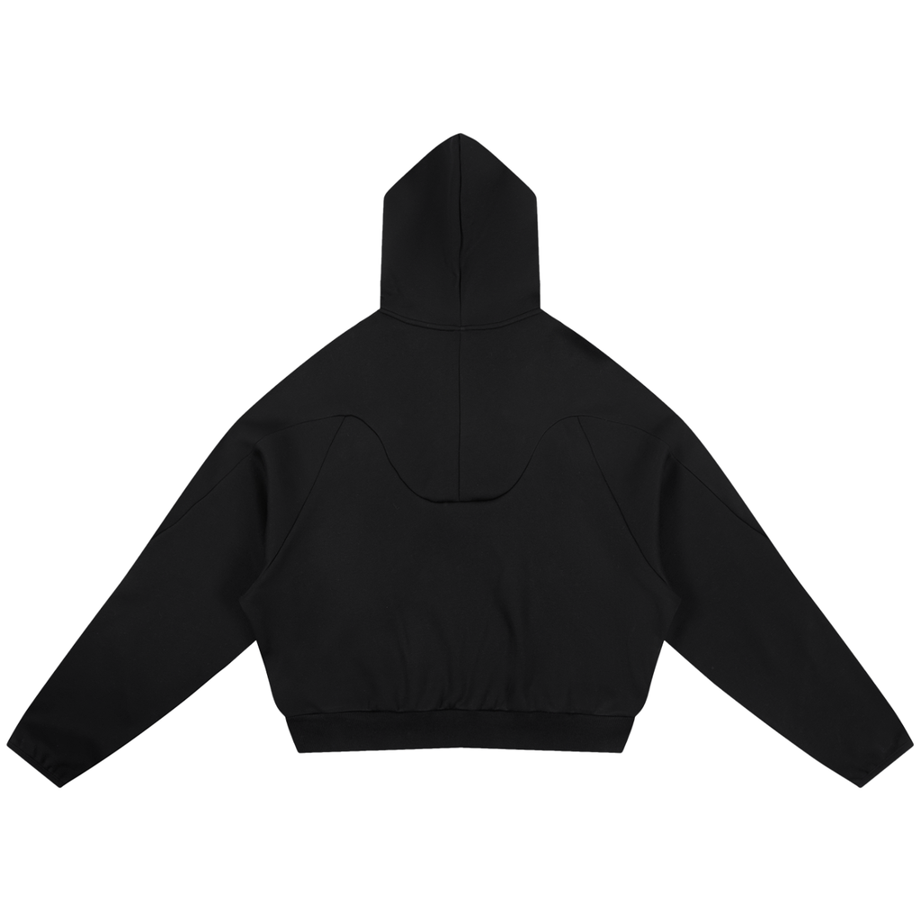 Curved-Cut  hoodie