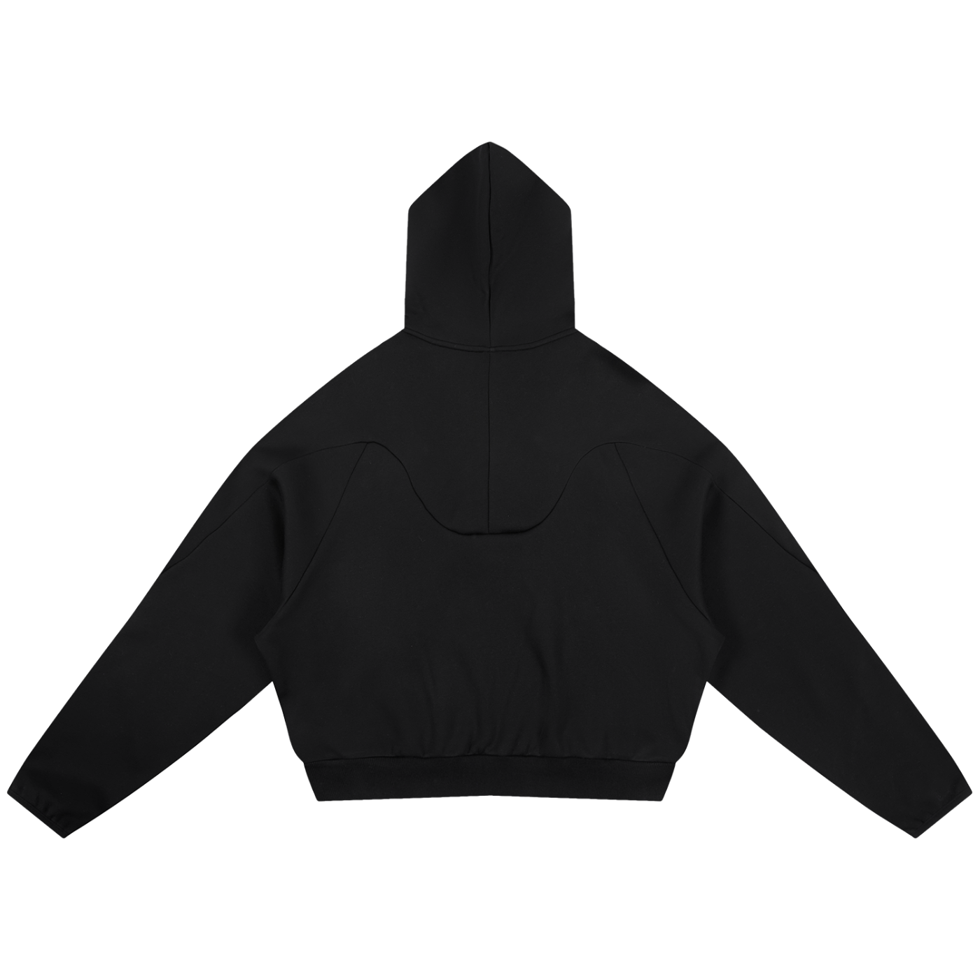 Curved-Cut  hoodie