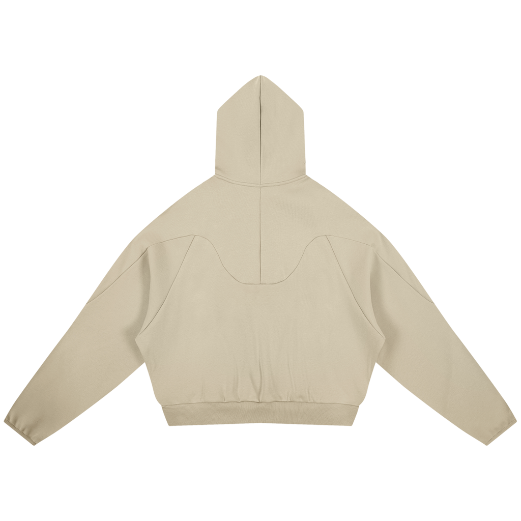 Curved-Cut  hoodie