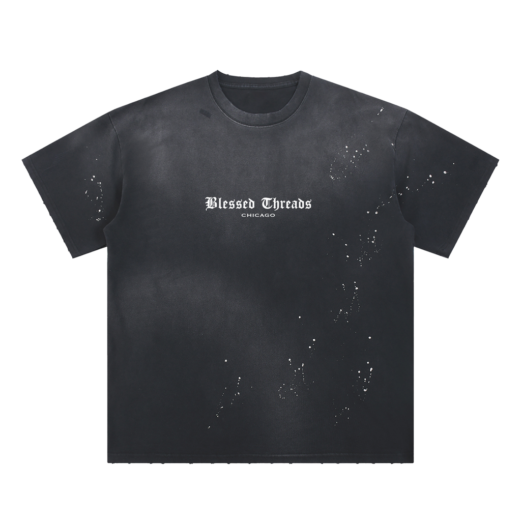 Acid Washed Blessed T-shirt