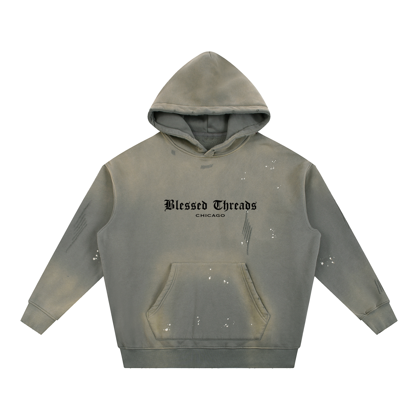Acid Washed Blessed Hoodie