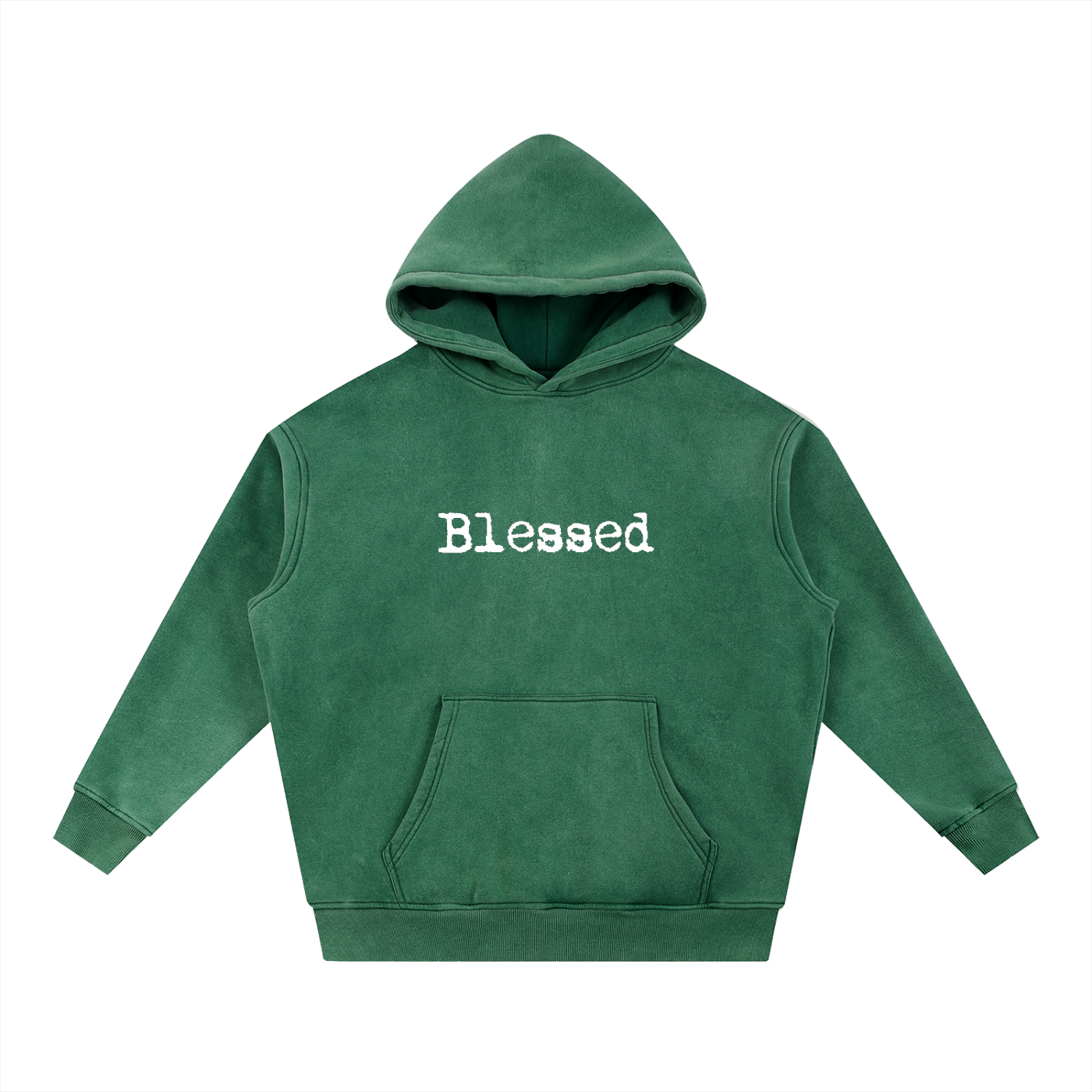 Acid Washed Hand Print Hoodie