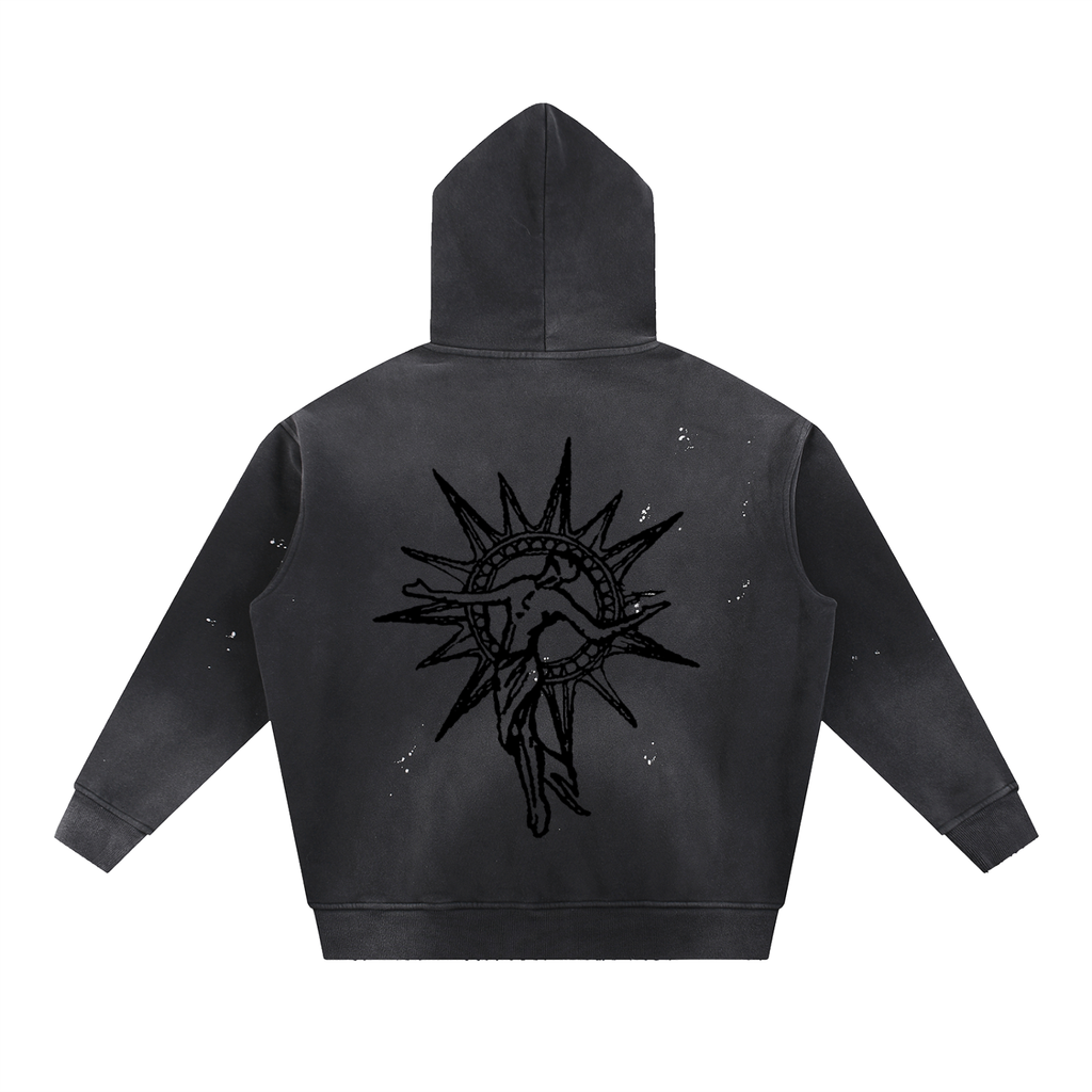Acid Washed Blessed Hoodie