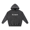 Acid Washed Hand Print Hoodie