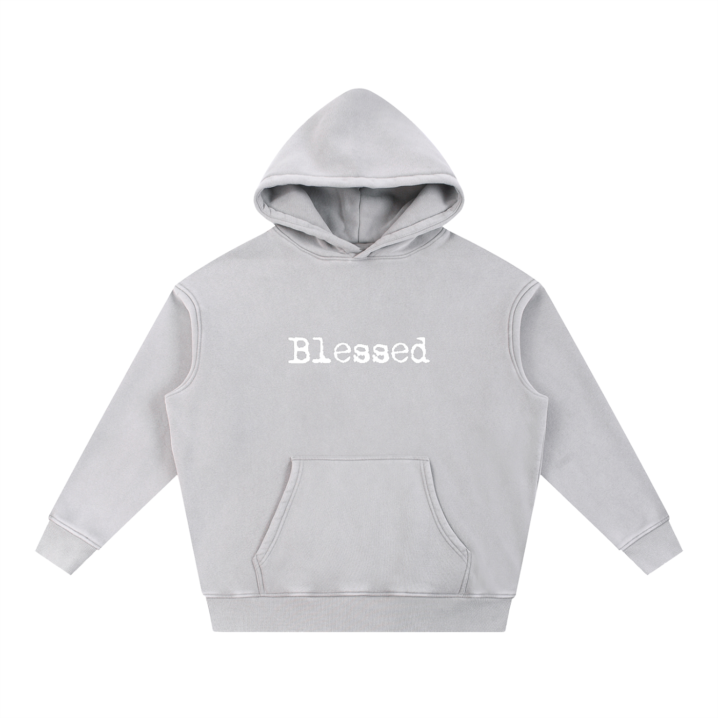 Acid Washed Hand Print Hoodie