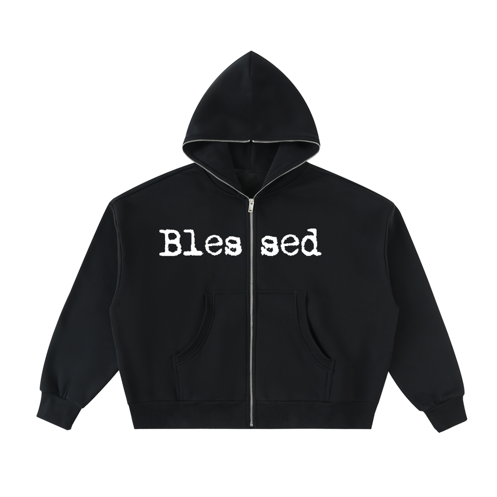 Full-Zip Box Hoodie