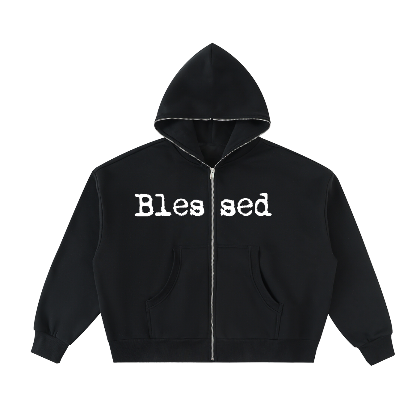 Full-Zip Box Hoodie