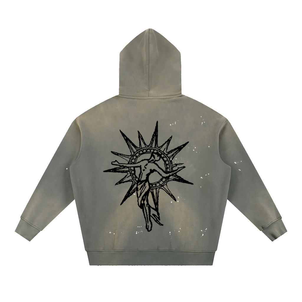 Acid Washed Blessed Hoodie